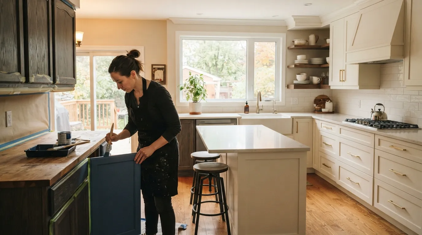 Cabinet Painting vs Replacement: A GTA Kitchen Guide