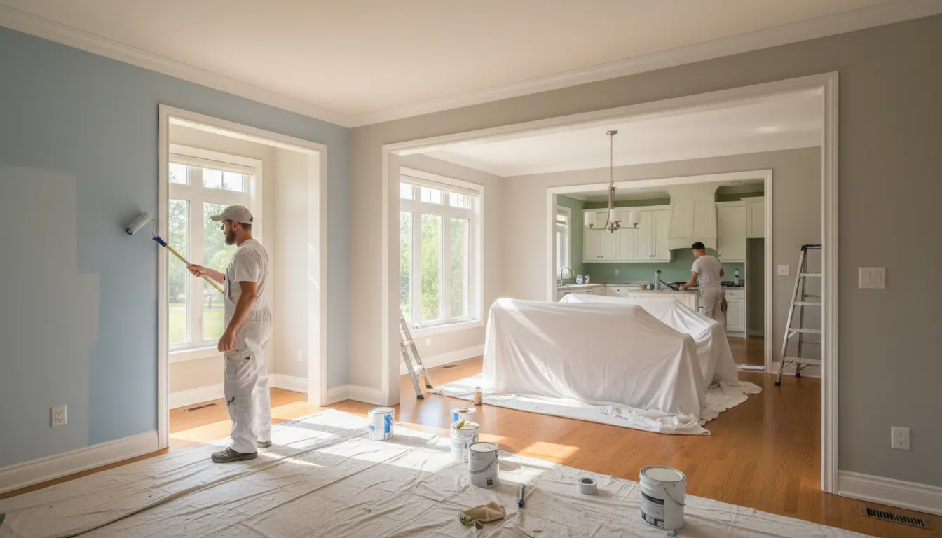 Whole‑Home Interior Repaint for a Brock Family Home