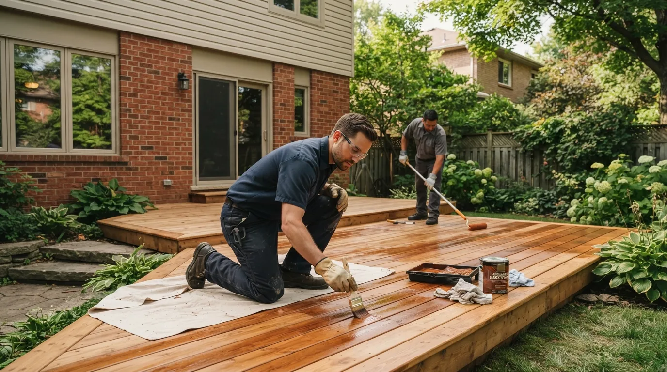 Deck Staining in Ontario: Products, Timing and Technique